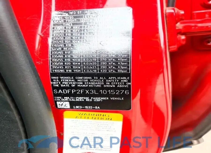 SADFP2FX3L1015276# 12