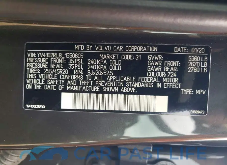 YV4102RL8L1550605# 13