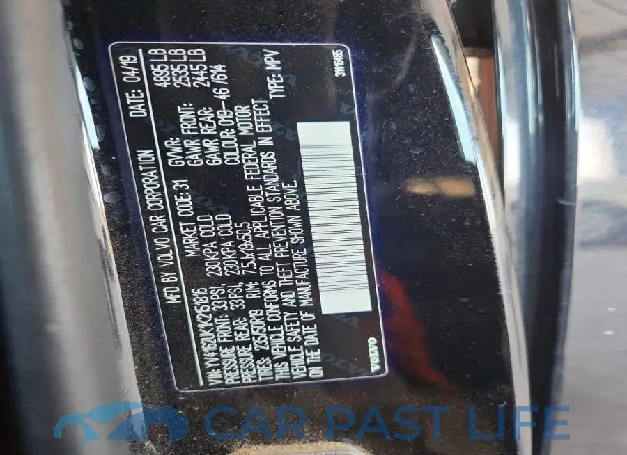 YV4162UK1K2151816# 13