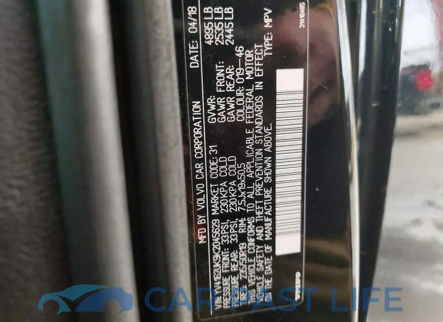 YV4162UK9K2045629# 14
