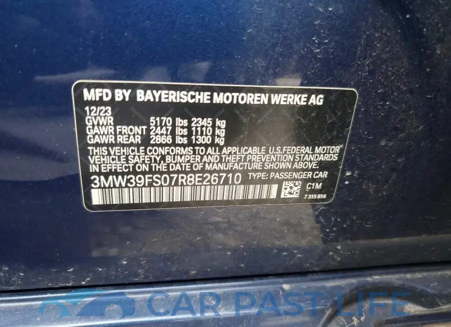 3MW39FS07R8E26710# 12