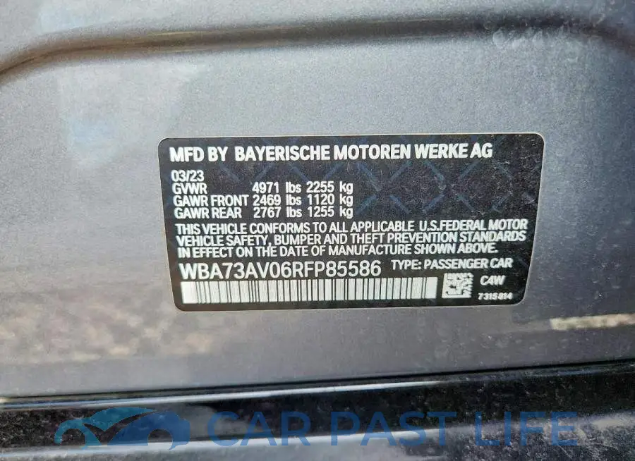 WBA73AV06RFP85586# 13