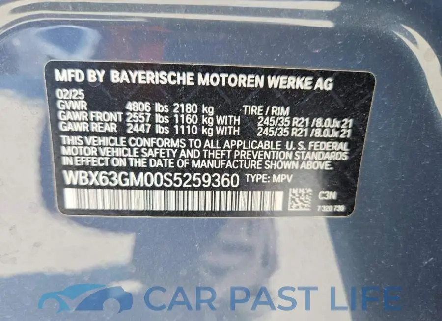 WBX63GM00S5259360# 14