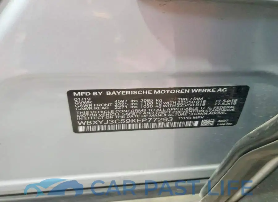 WBXYJ3C59KEP77293# 13