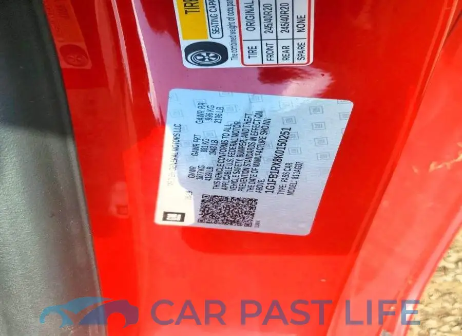 1G1FB1RX8K0150251# 12