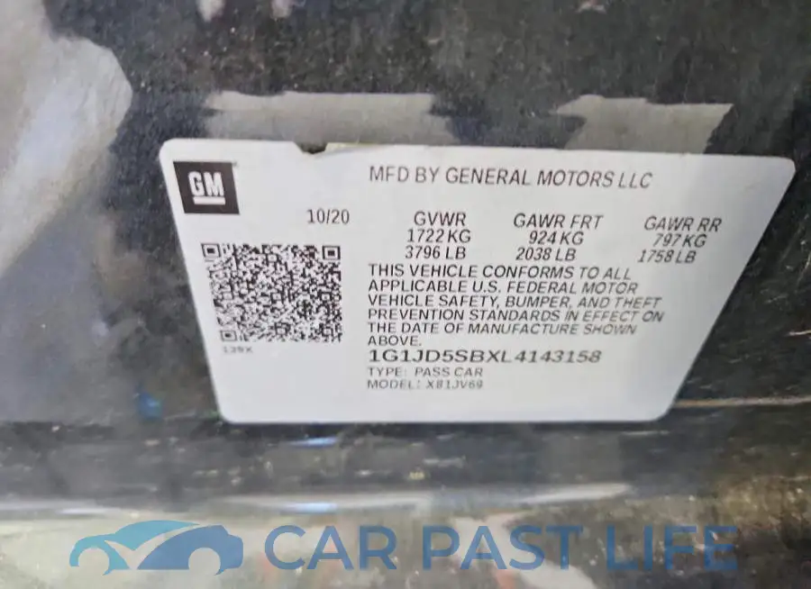 1G1JD5SBXL4143158# 13