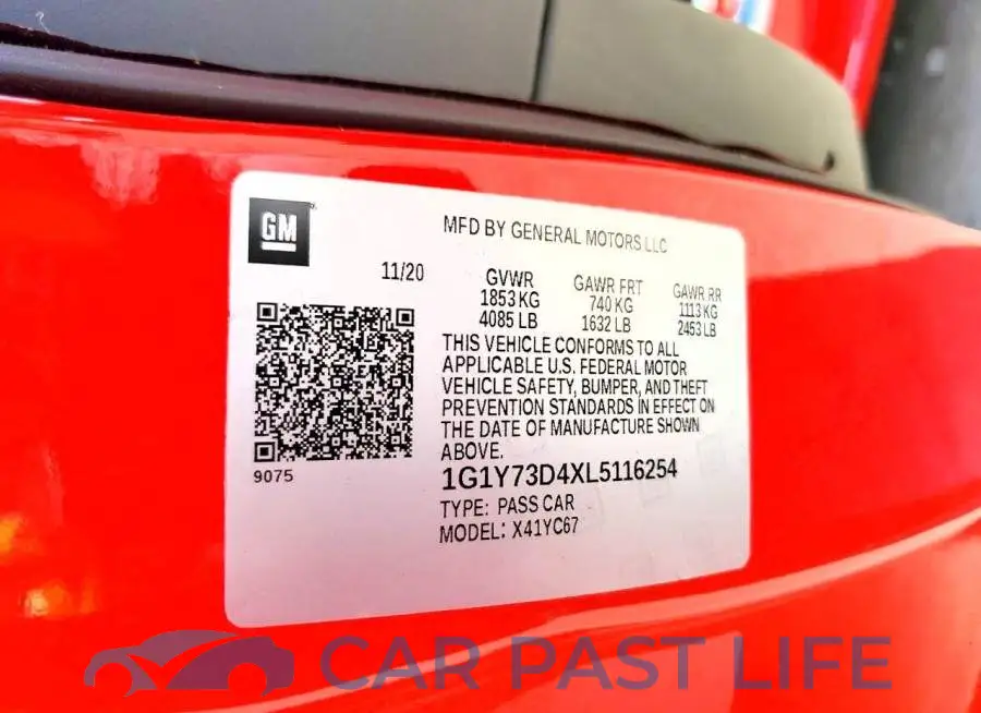 1G1Y73D4XL5116254# 12