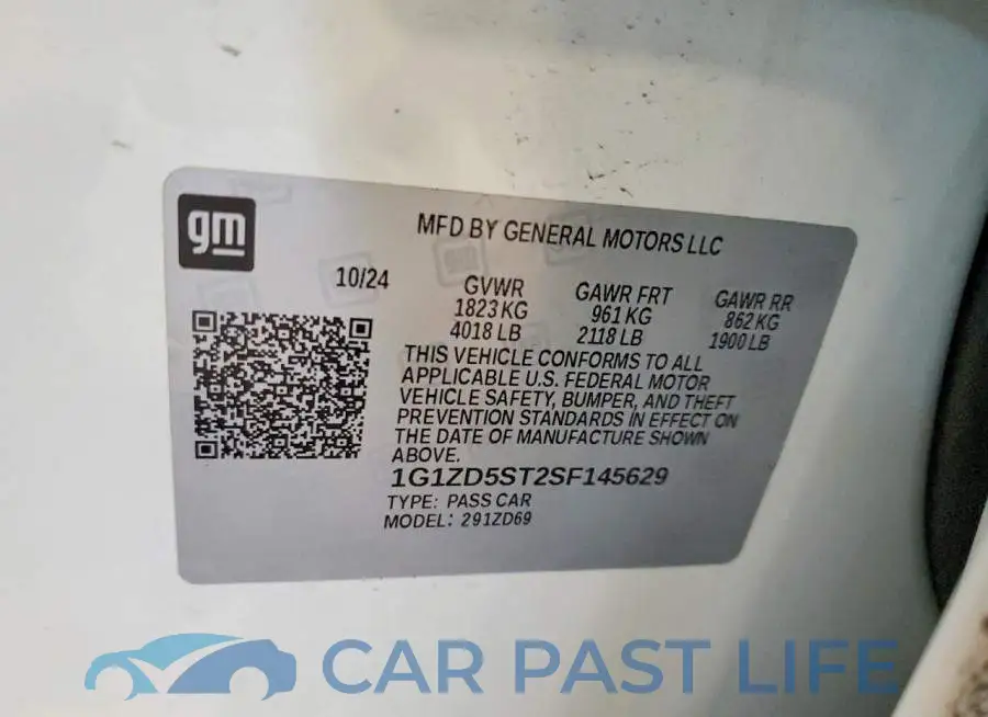 1G1ZD5ST2SF145629# 12
