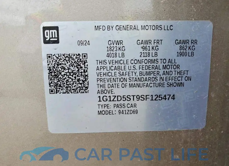 1G1ZD5ST9SF125474# 12
