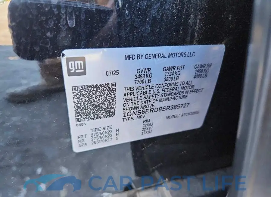 1GNS6ERD8SR385727# 13