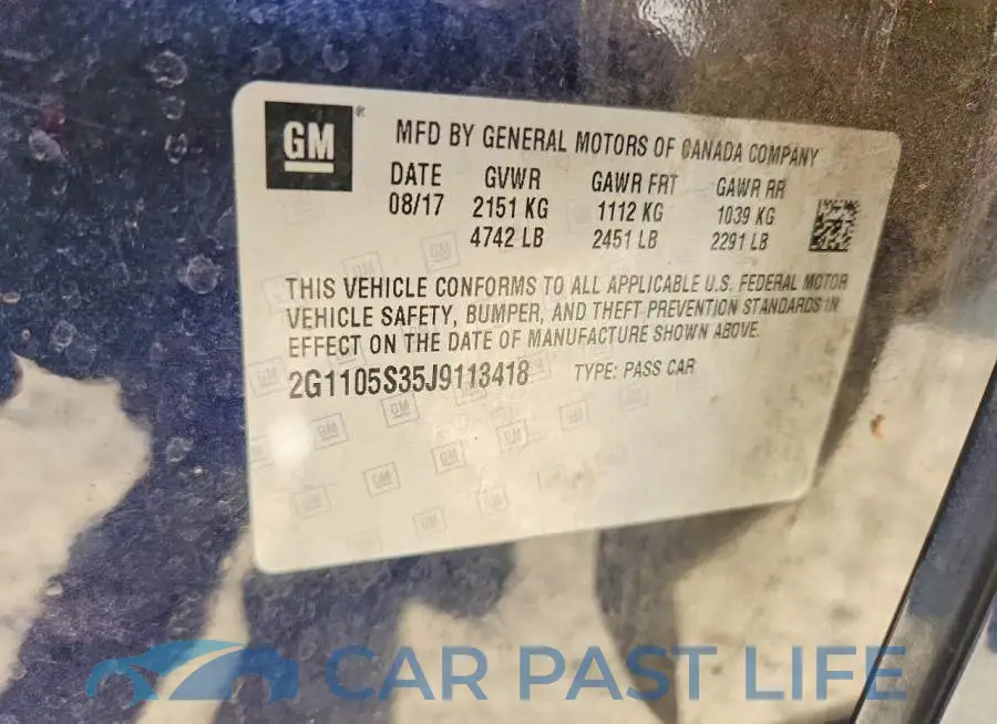 2G1105S35J9113418# 12