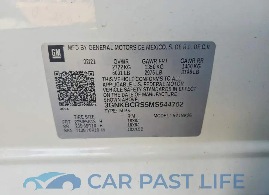 3GNKBCRS5MS544752# 13