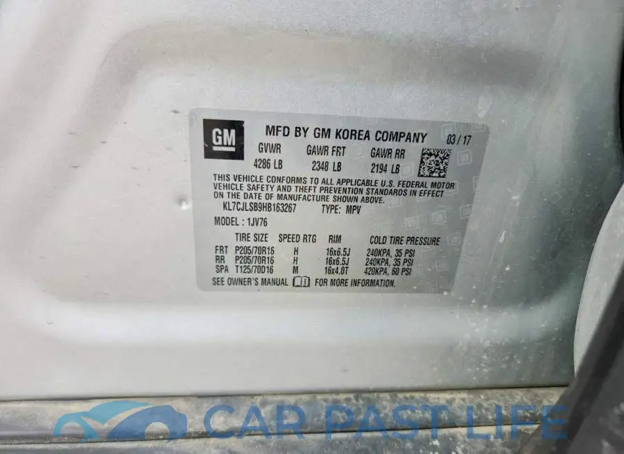 KL7CJLSB9HB163267# 13