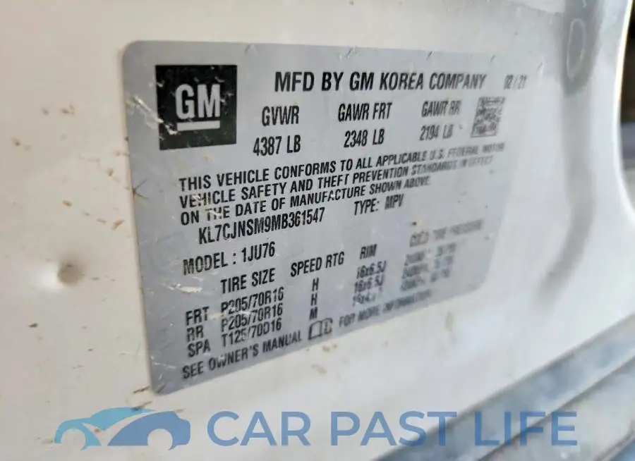 KL7CJNSM9MB361547# 13