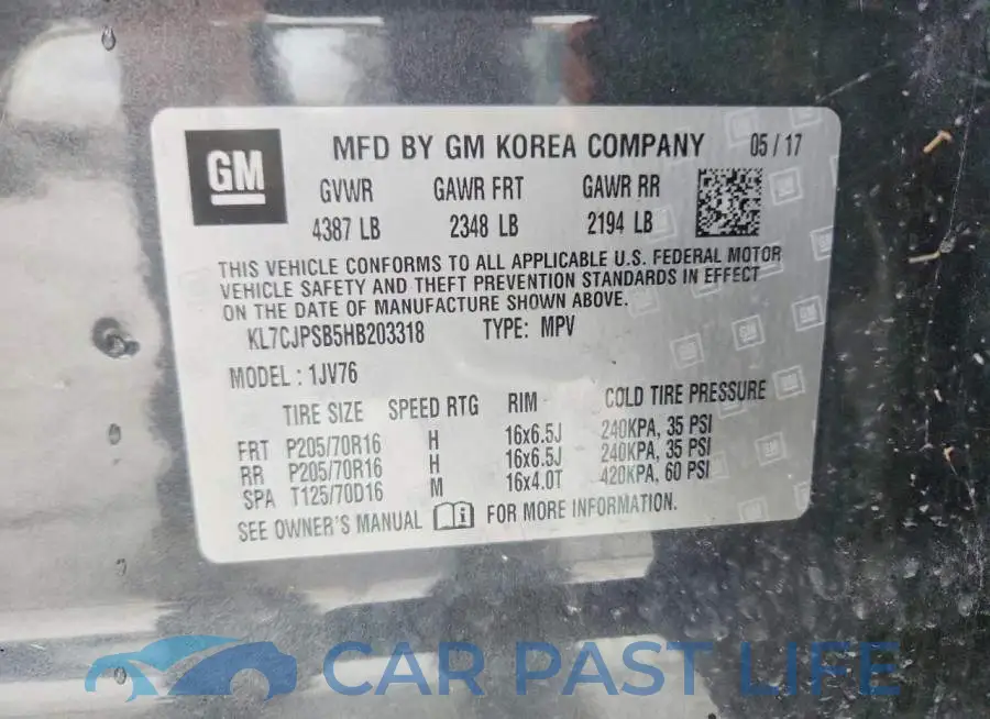 KL7CJPSB5HB203318# 13