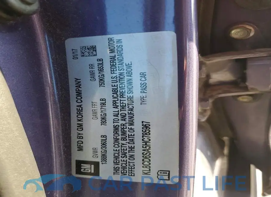 KL8CD6SA5HC785967# 12