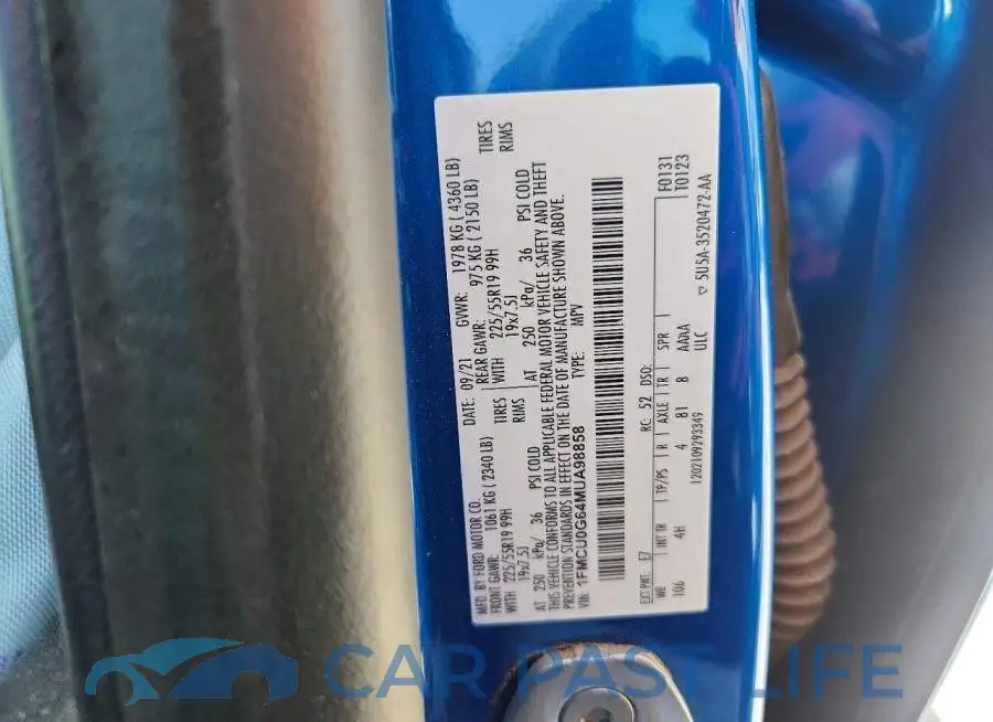 1FMCU0G64MUA98858# 13