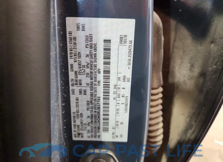 1FMCU0GN5RUB37763# 12