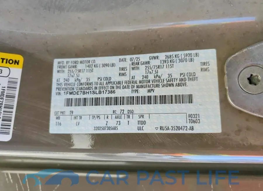 1FMDE7BH1SLB17386# 13
