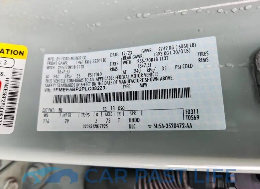 1FMEE5BP2PLC08223# 14