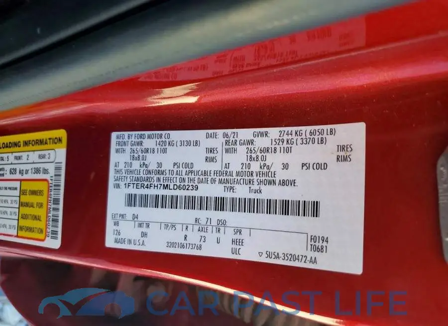 1FTER4FH7MLD60239# 12