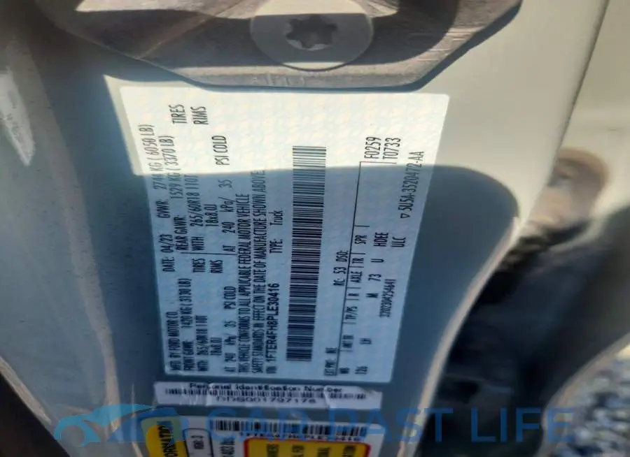 1FTER4FH8PLE30416# 12