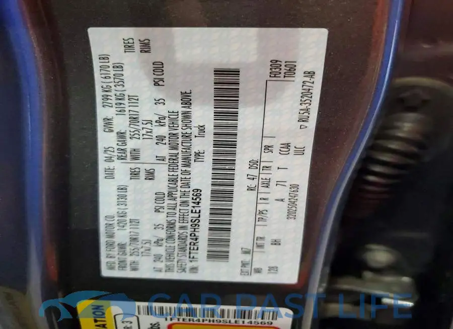 1FTER4PH9SLE14569# 12