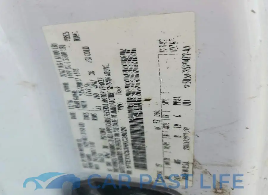 1FTEX1C83HKC28020# 12