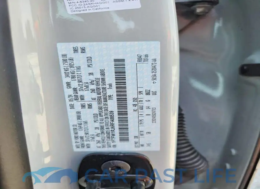 1FTFW1RJ6RFA88539# 12
