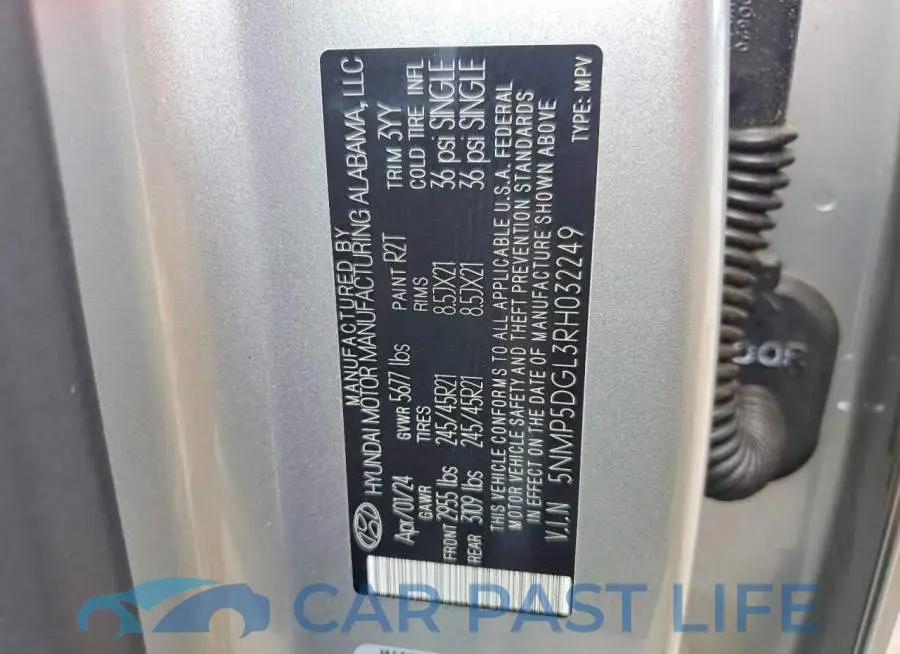 5NMP5DGL3RH032249# 13