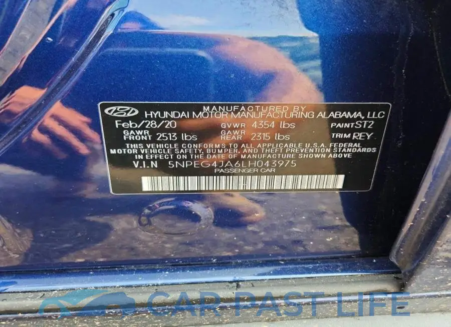 5NPEG4JA6LH043975# 12