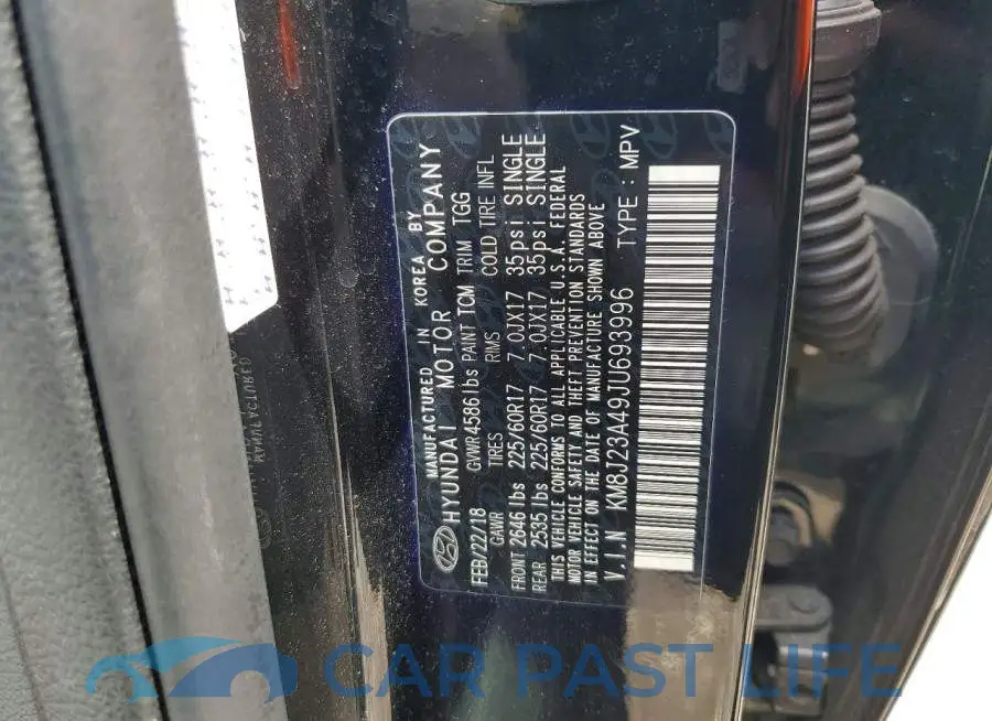 KM8J23A49JU693996# 12