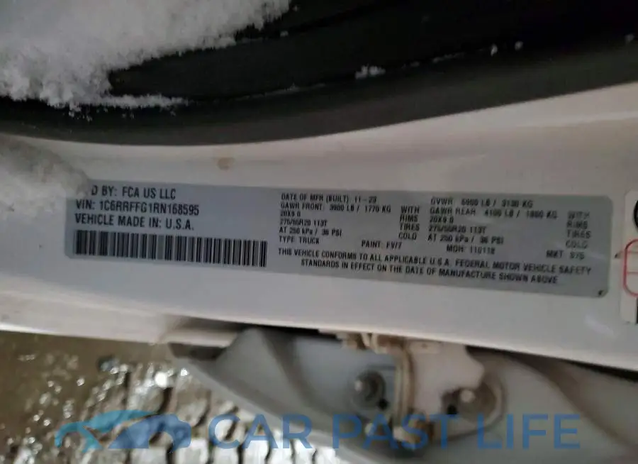 1C6RRFFG1RN168595# 12