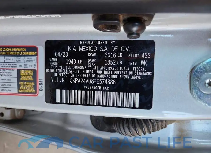 3KPA24AD8PE574886# 12