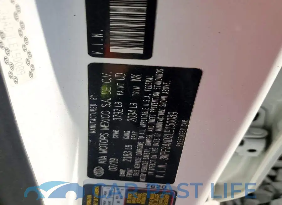 3KPF34AD3LE150089# 13