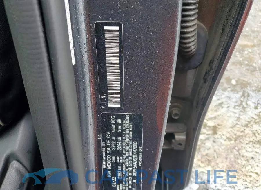 3KPF54AD6NE447080# 13