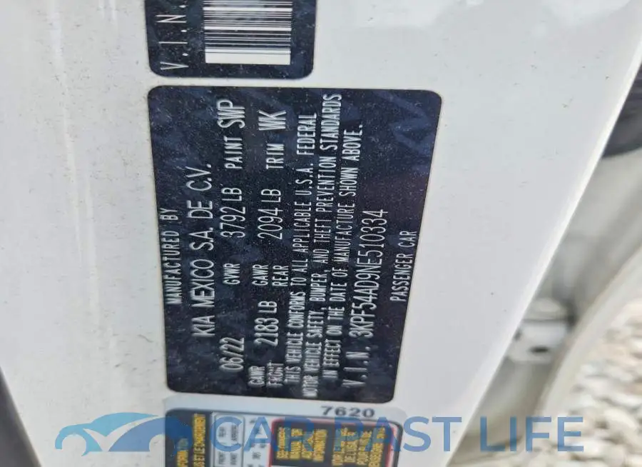 3KPF54AD9NE510334# 12