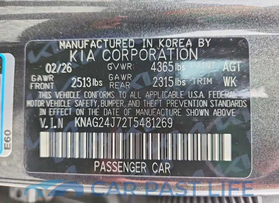 KNAG24J72T5481269# 13