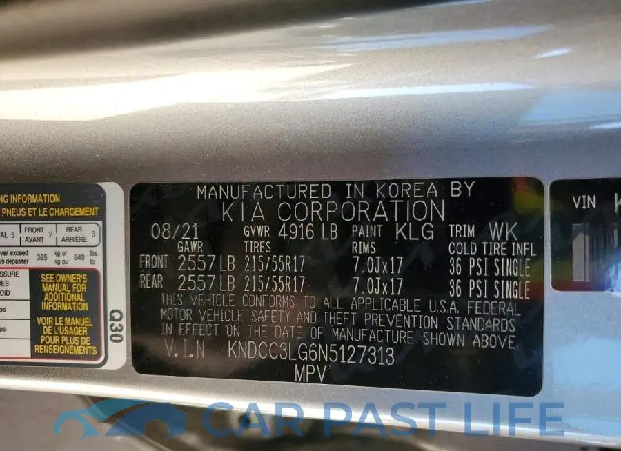 KNDCC3LG6N5127313# 12