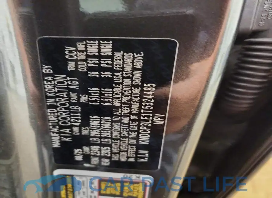 KNDCP3LE1T5324485# 12