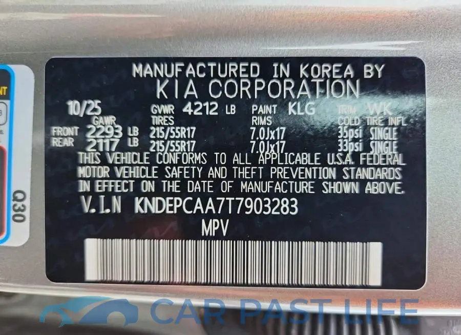 KNDEPCAA7T7903283# 14