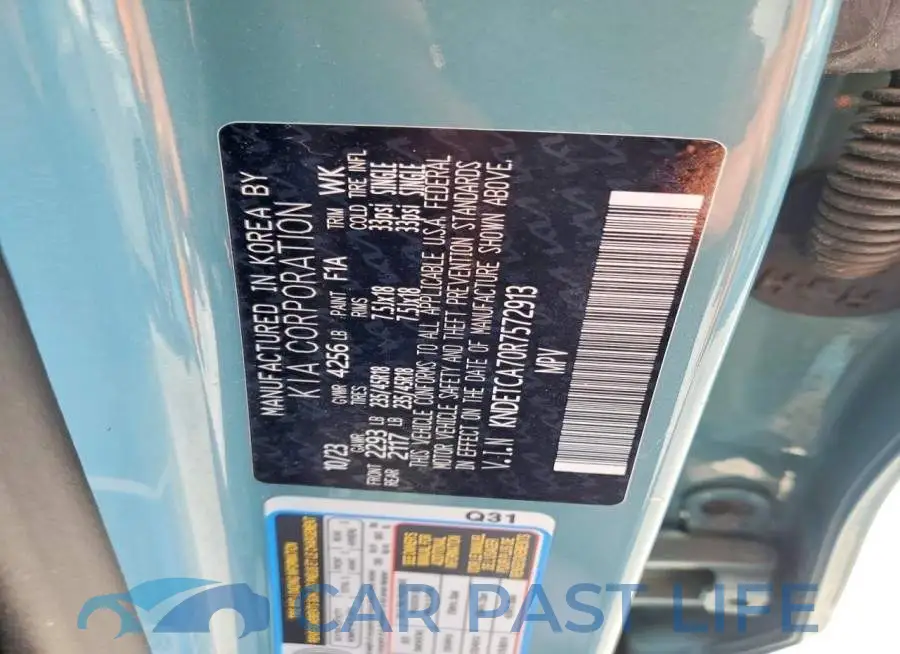 KNDETCA70R7572913# 14