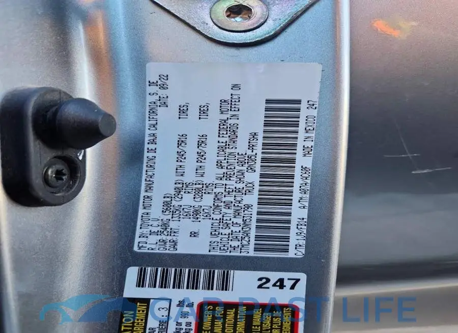 3TMCZ5AN3NM531790# 12