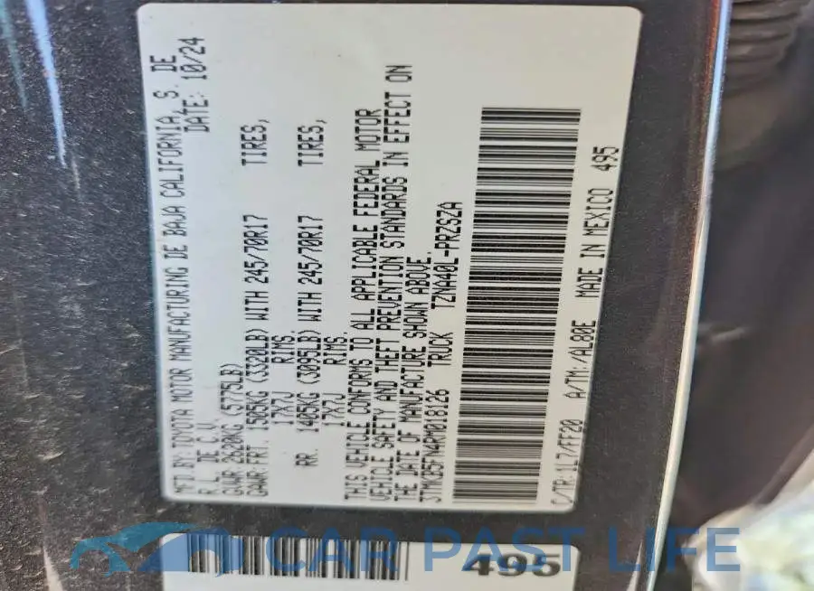 3TMKB5FN4RM018126# 12
