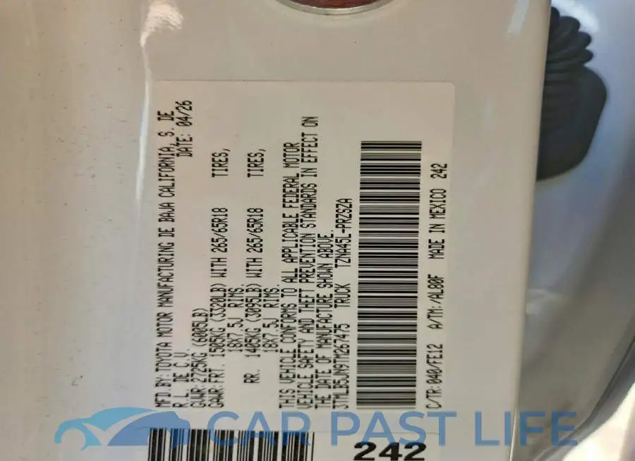 3TMLB5JN9TM267475# 12