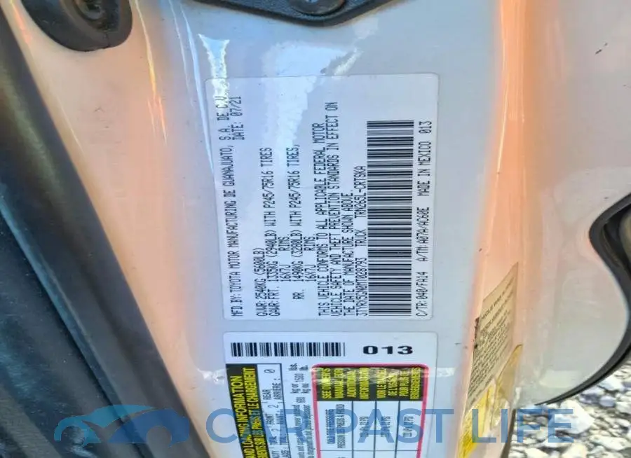 3TYRX5GN0MT028793# 12