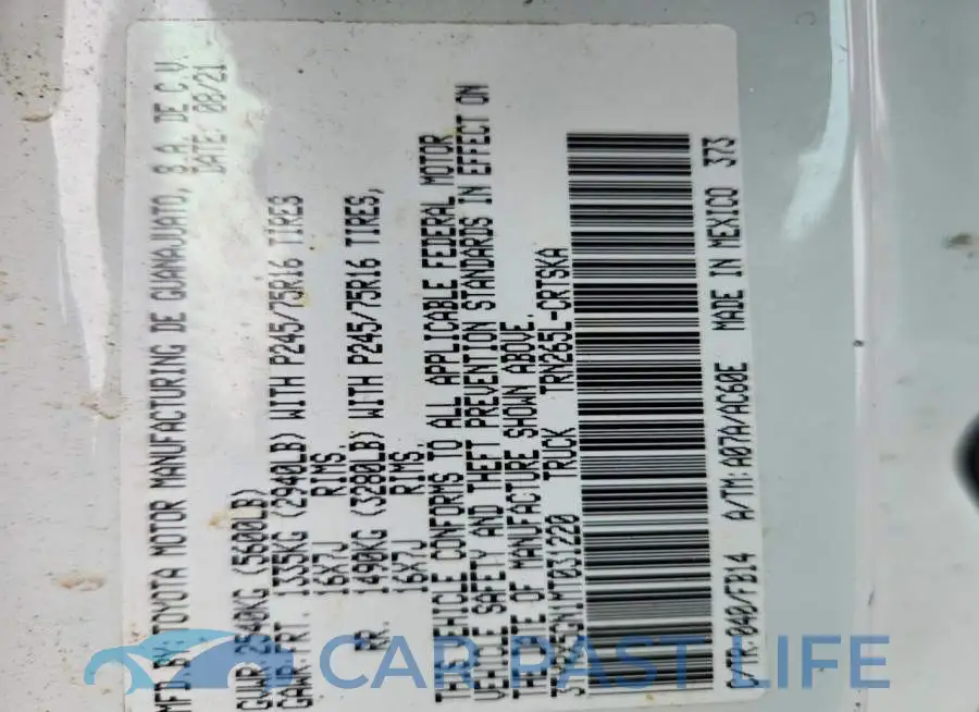 3TYRX5GN1MT031220# 12
