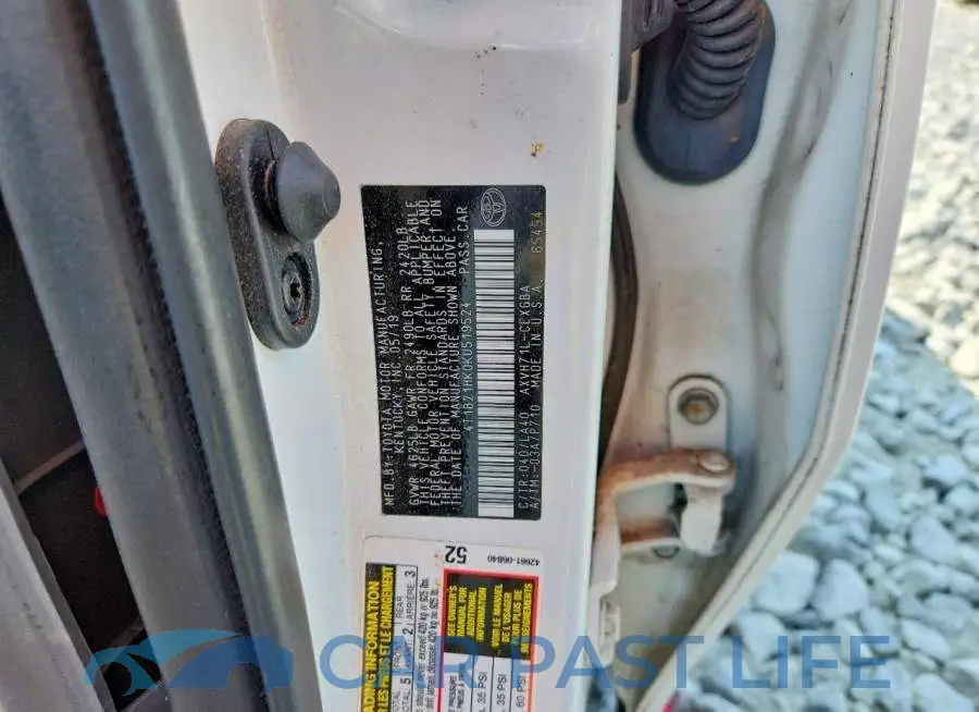 4T1B21HK0KU519524# 13