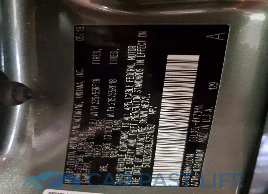 5TDDZ3DC6LS231063# 13