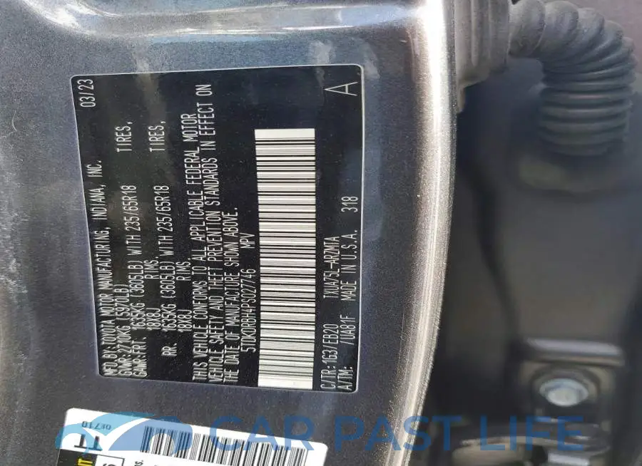 5TDKDRBH4PS027746# 14